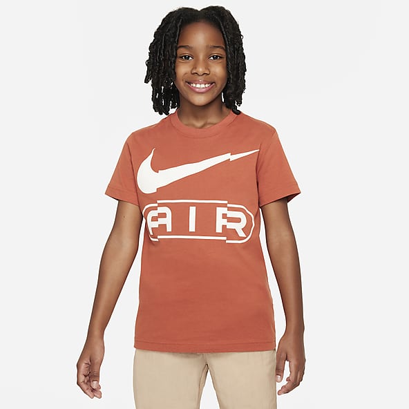 Orange nike air shirt best sale